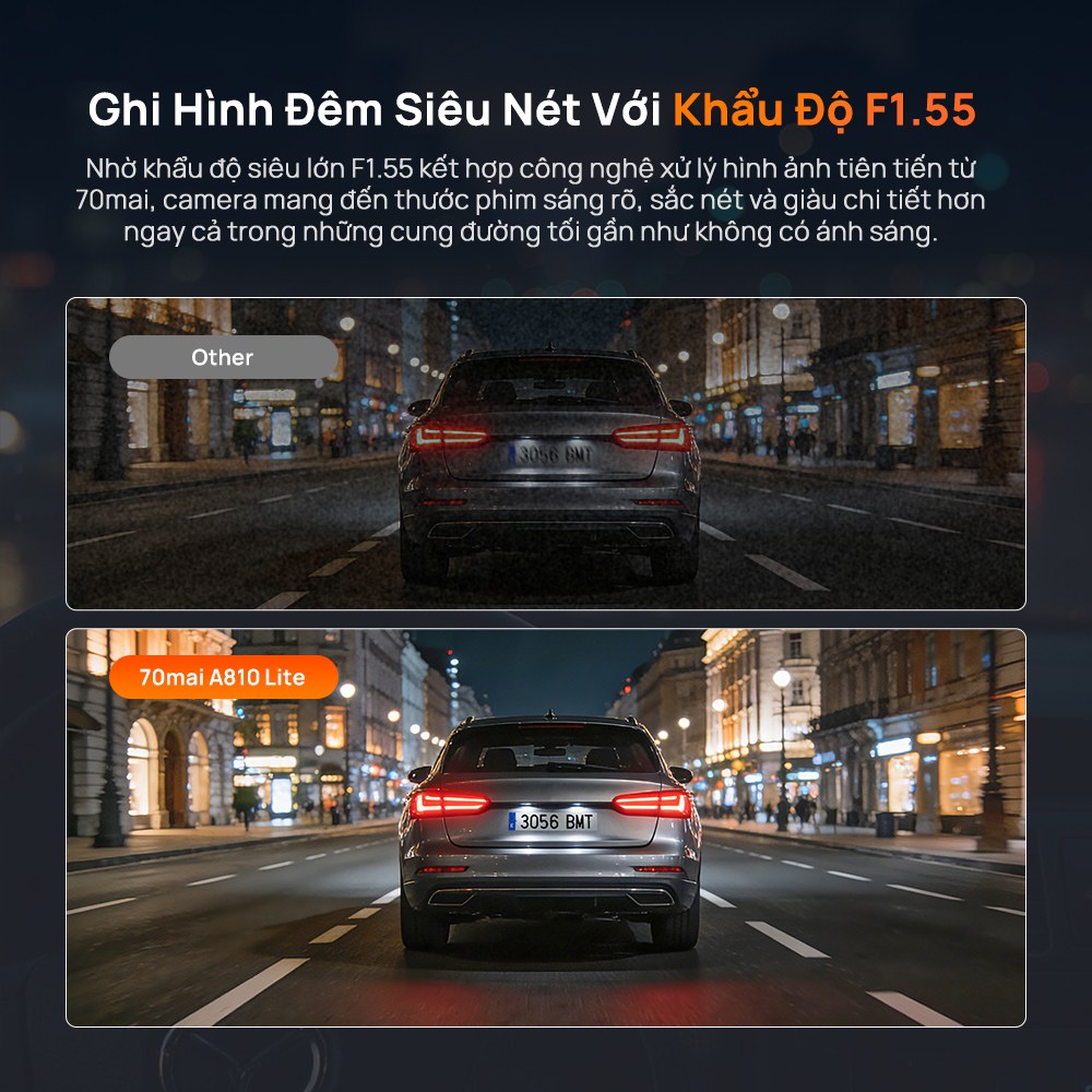 70mai A810-1 Lite (Trước + Sau) - ảnh 2